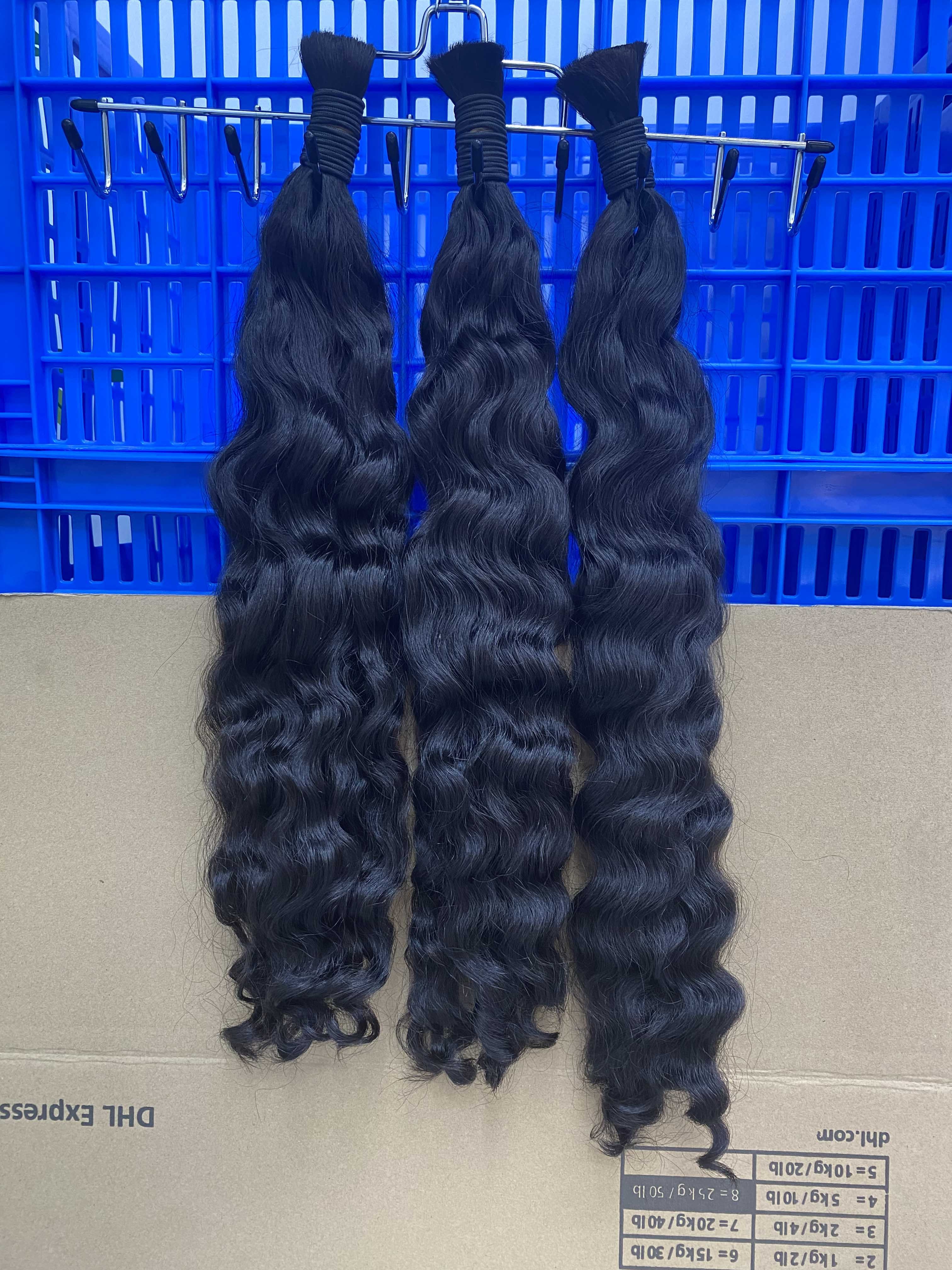 RawDonorsHair In Raw Burmese Wavy Human Hair Raw Bulk Deal