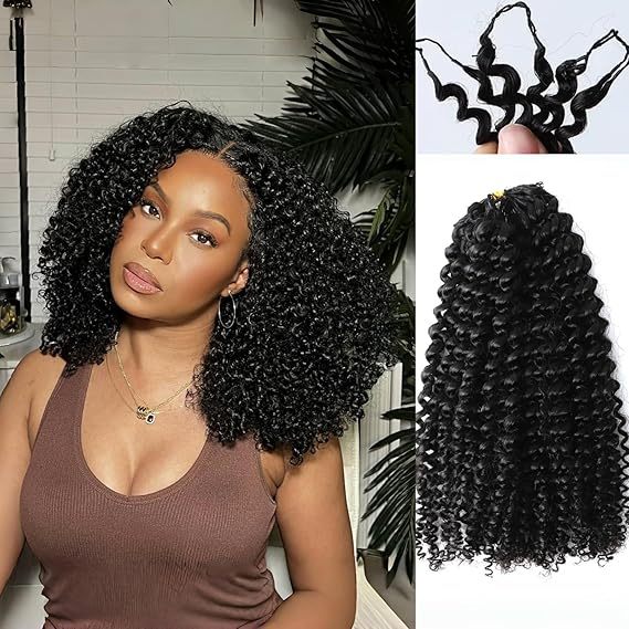 RawDonorsHair In Mink Kinky Curly Human Hair Mink Crochet Hair Deal