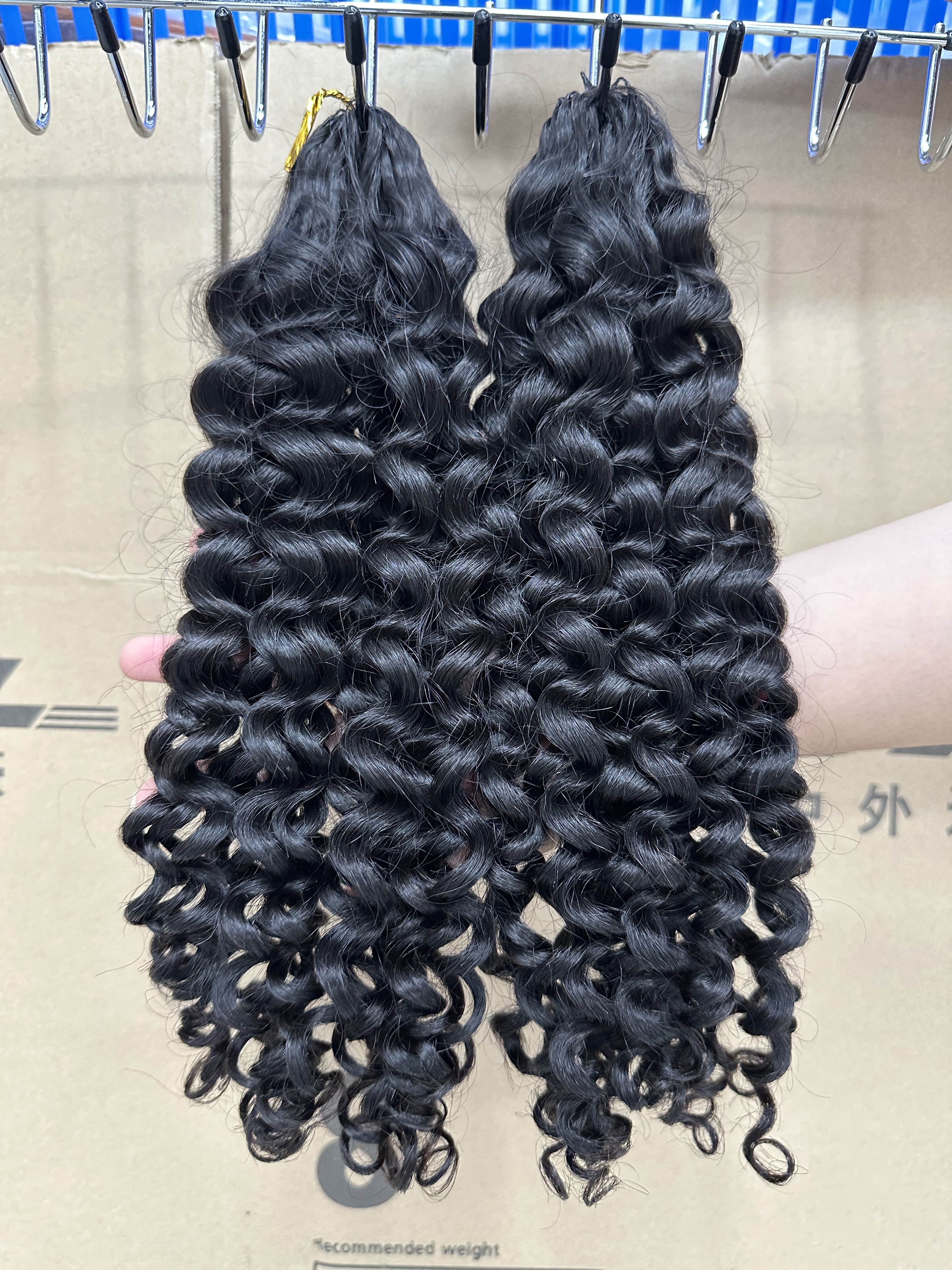 RawDonorsHair In Mink Deep Curly Human Hair Mink Crochet Hair Deal