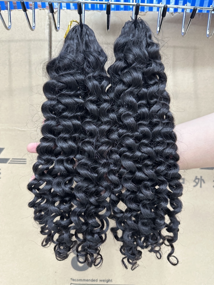 RawDonorsHair In Mink Deep Curly Human Hair Mink Crochet Hair Deal