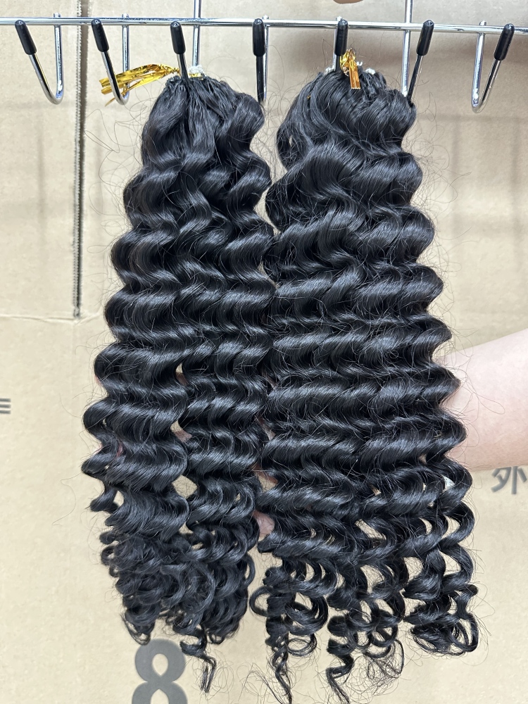 RawDonorsHair In Mink Deep Wave Human Hair Mink Crochet Hair Deal