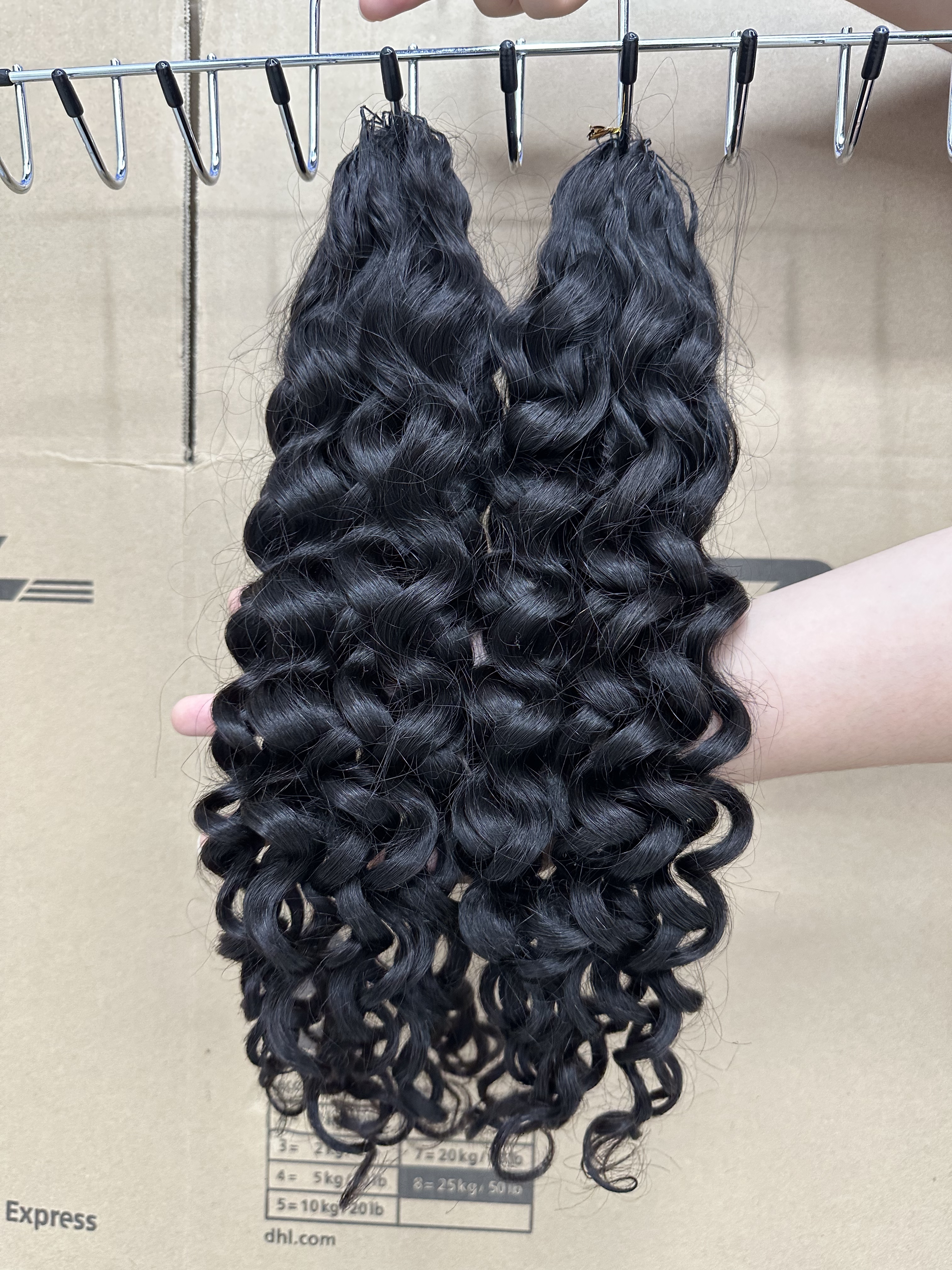 RawDonorsHair In Mink Italian Curly Human Hair Mink Crochet Hair Deal