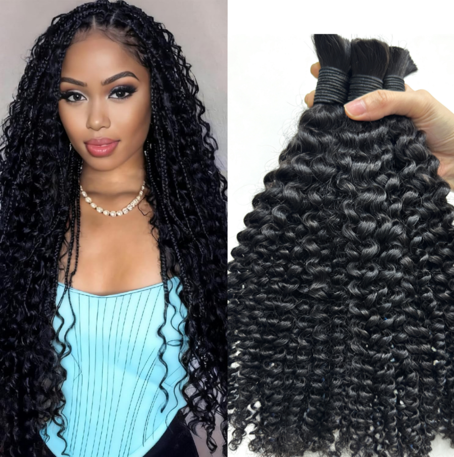 RawDonorsHair In Mink Jerry Curly Human Hair Mink Bulk Deal