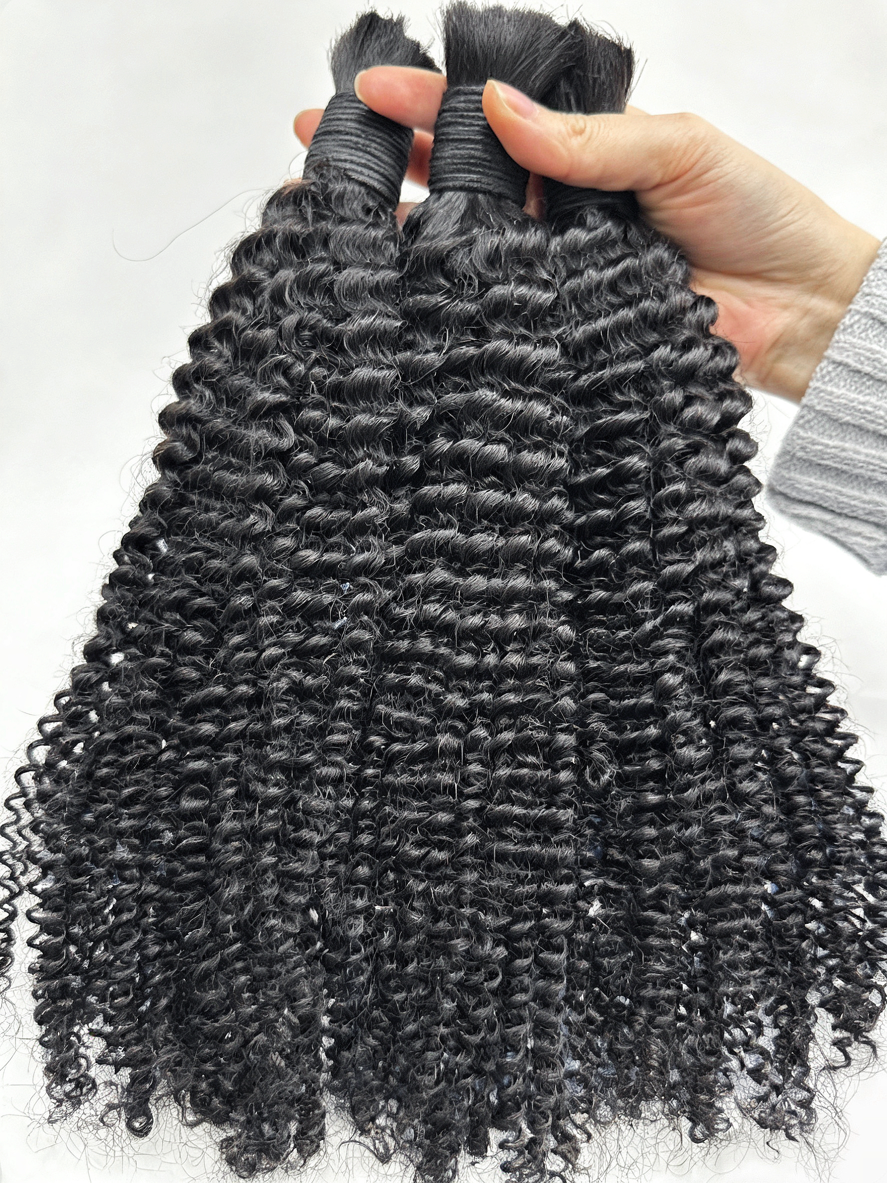 RawDonorsHair In Mink Kinky Curly Human Hair Mink Bulk Deal