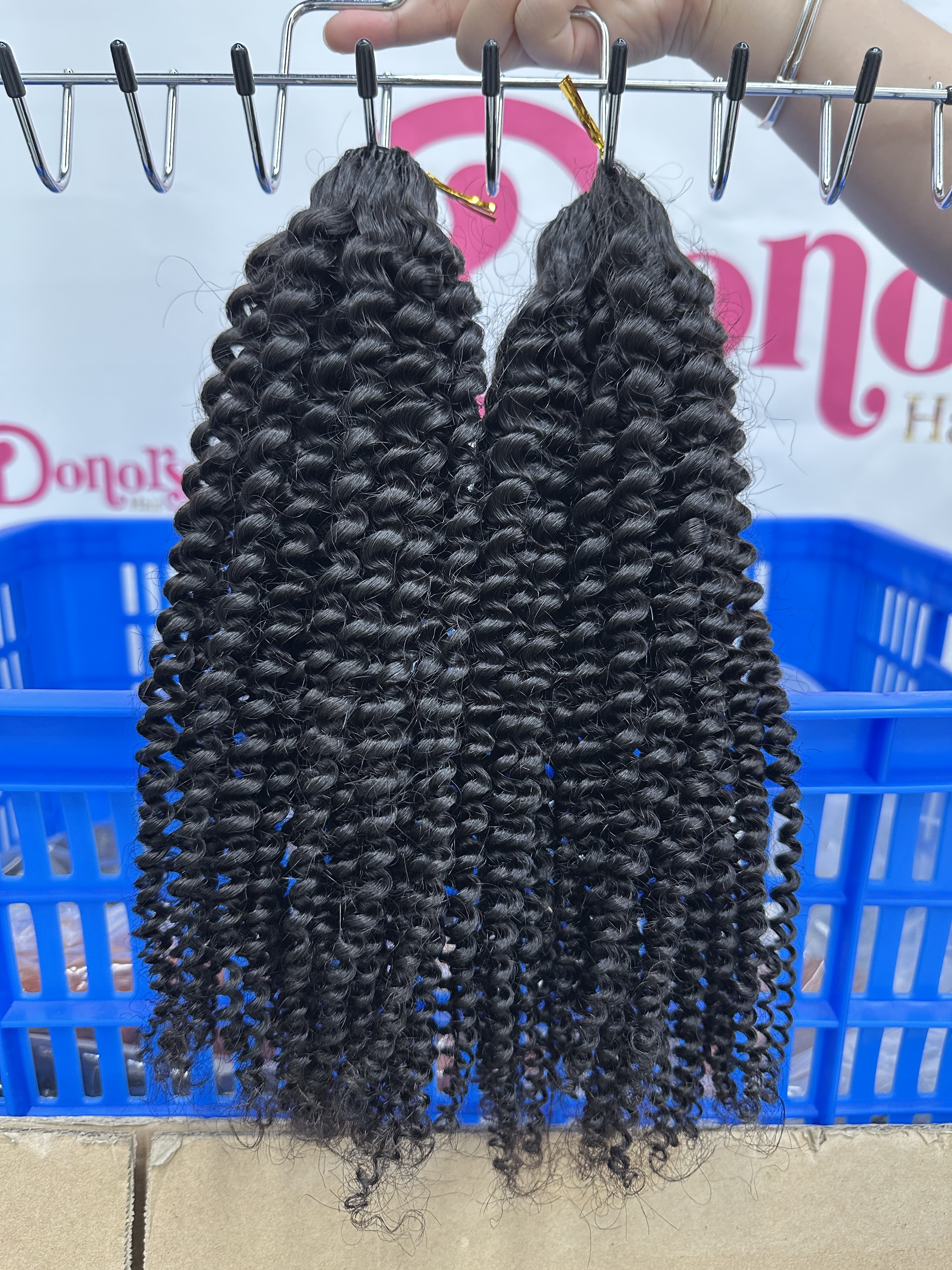 RawDonorsHair In Mink Kinky Curly Human Hair Mink Crochet Hair Deal