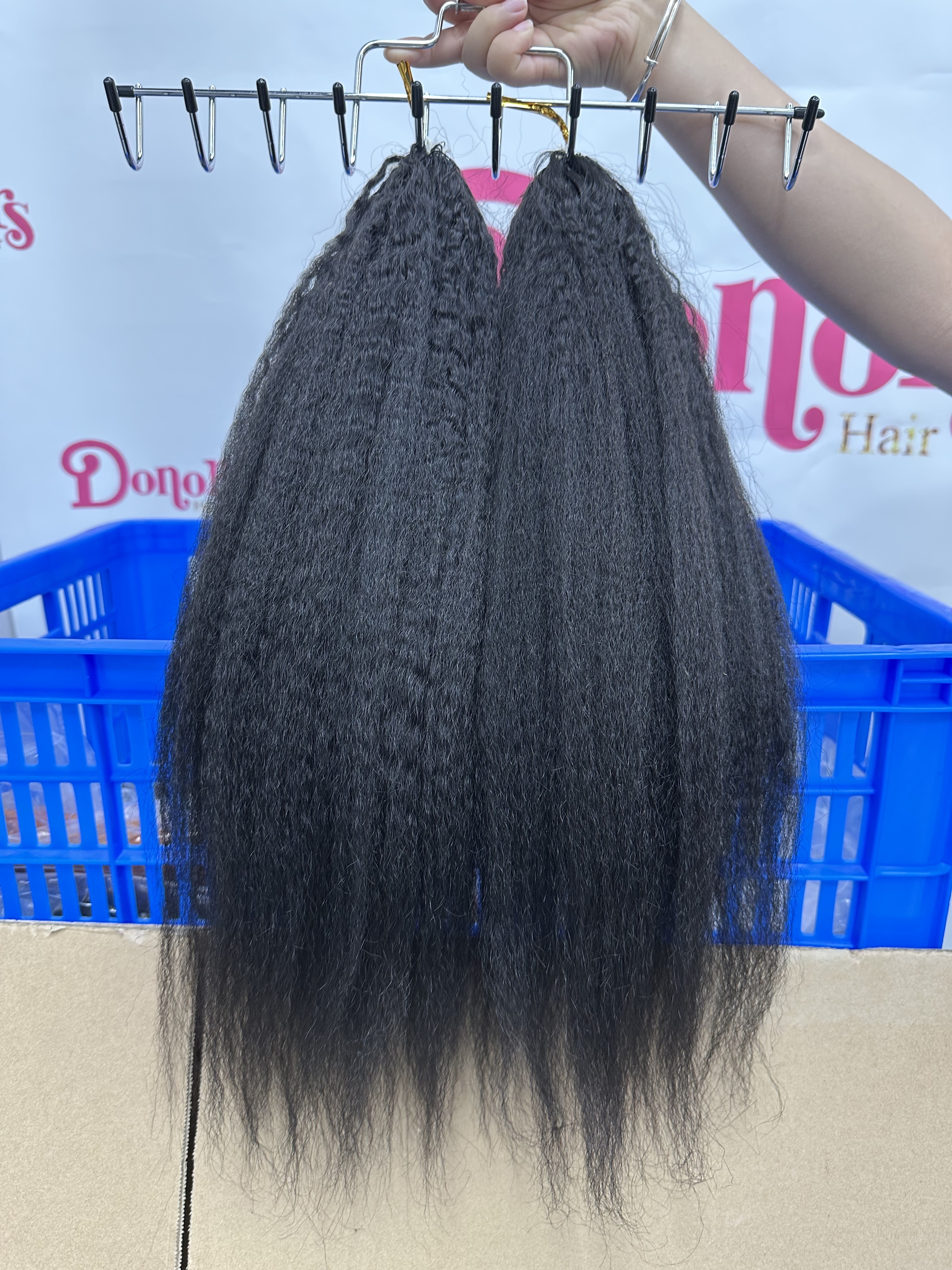 RawDonorsHair In Mink Kinky Straight Human Hair Mink Crochet Hair Deal