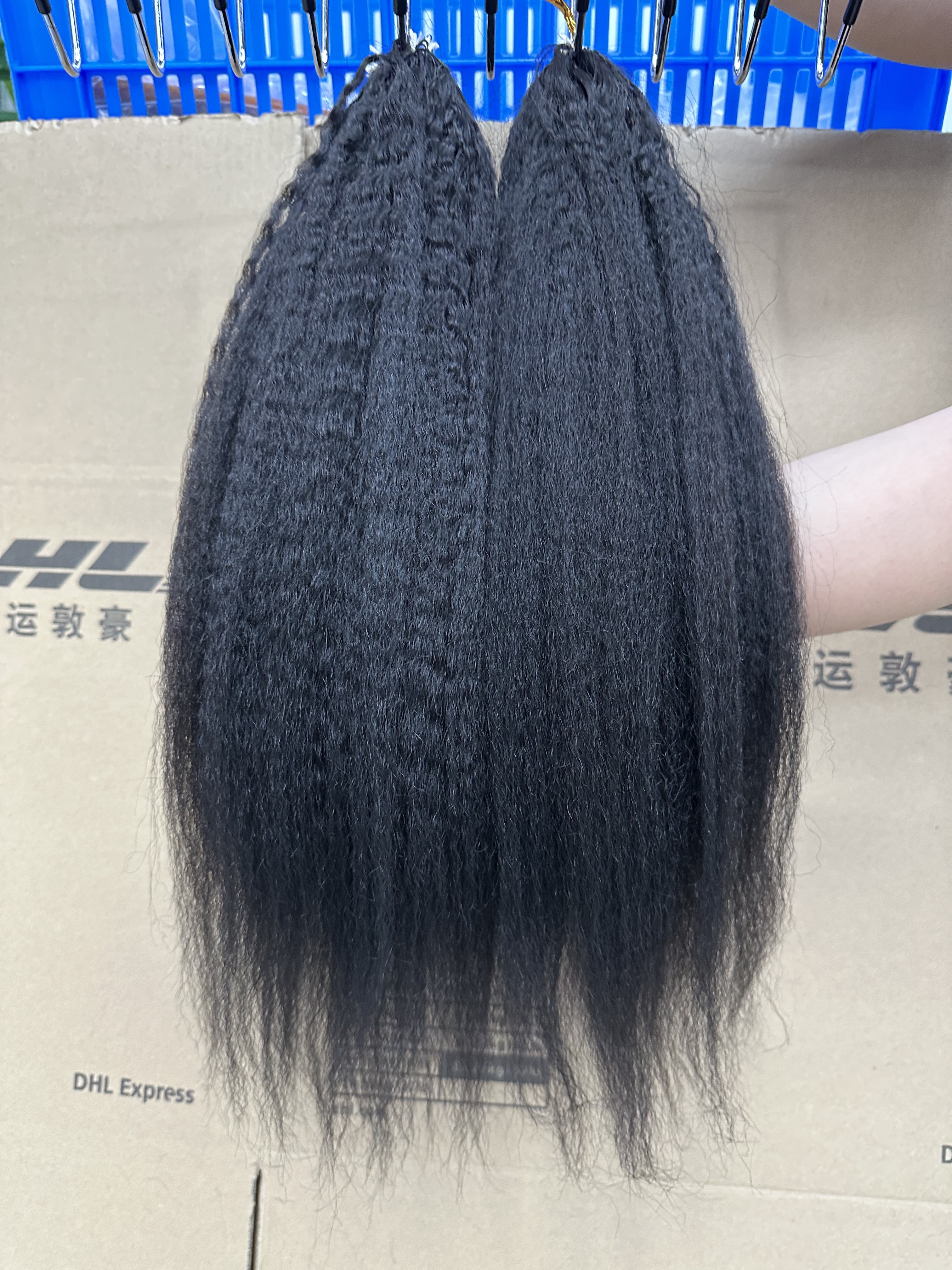 RawDonorsHair In Mink Kinky Straight Human Hair Mink Crochet Hair Deal