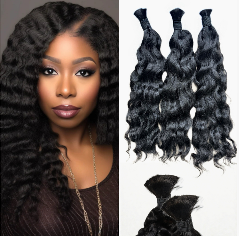 RawDonorsHair In Raw Cambodian Wavy Human Hair Raw Bulk Deal