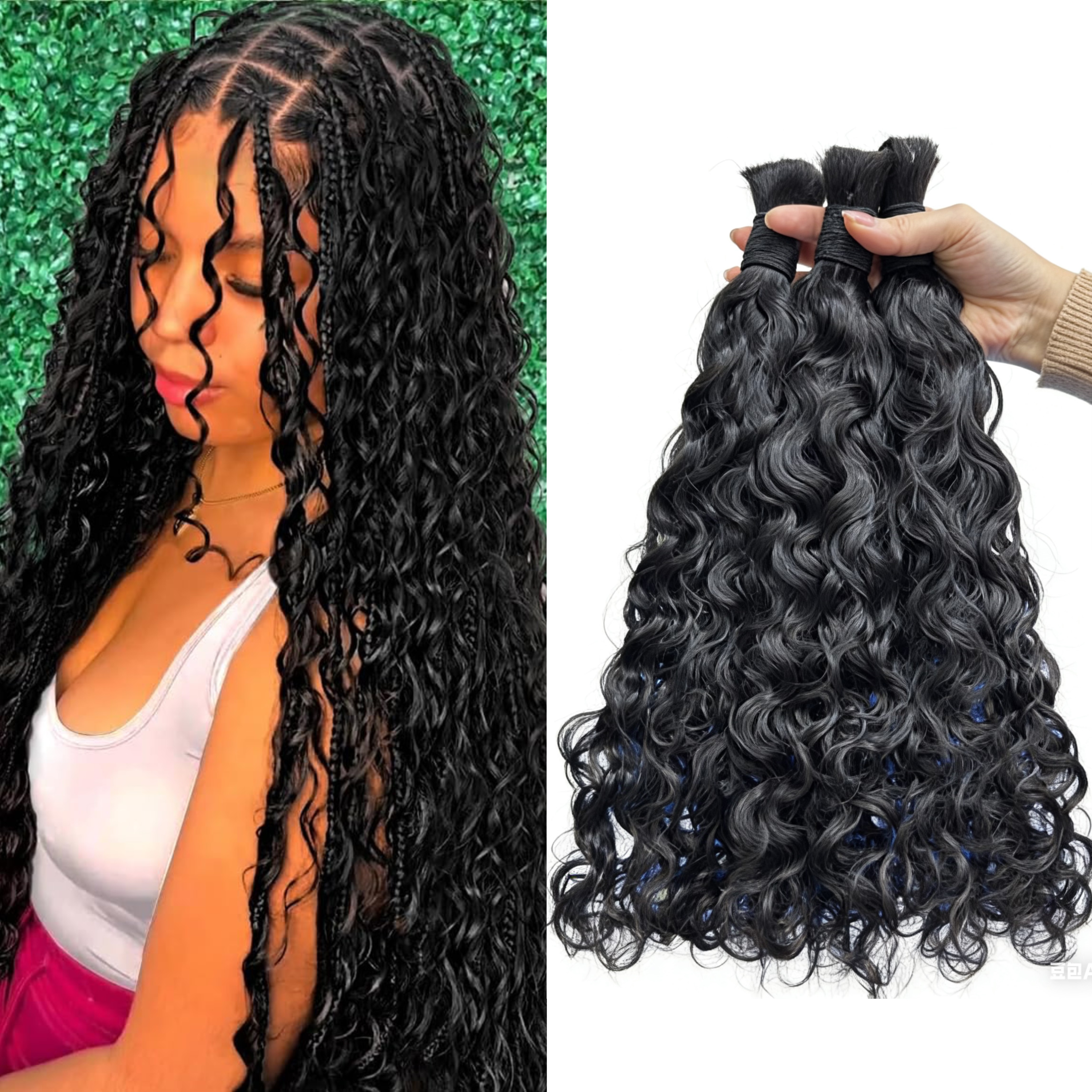 RawDonorsHair In Mink Water Wave Human Hair Mink Bulk Deal