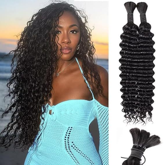 RawDonorsHair In Mink Deep Wave Human Hair Mink Bulk Deal
