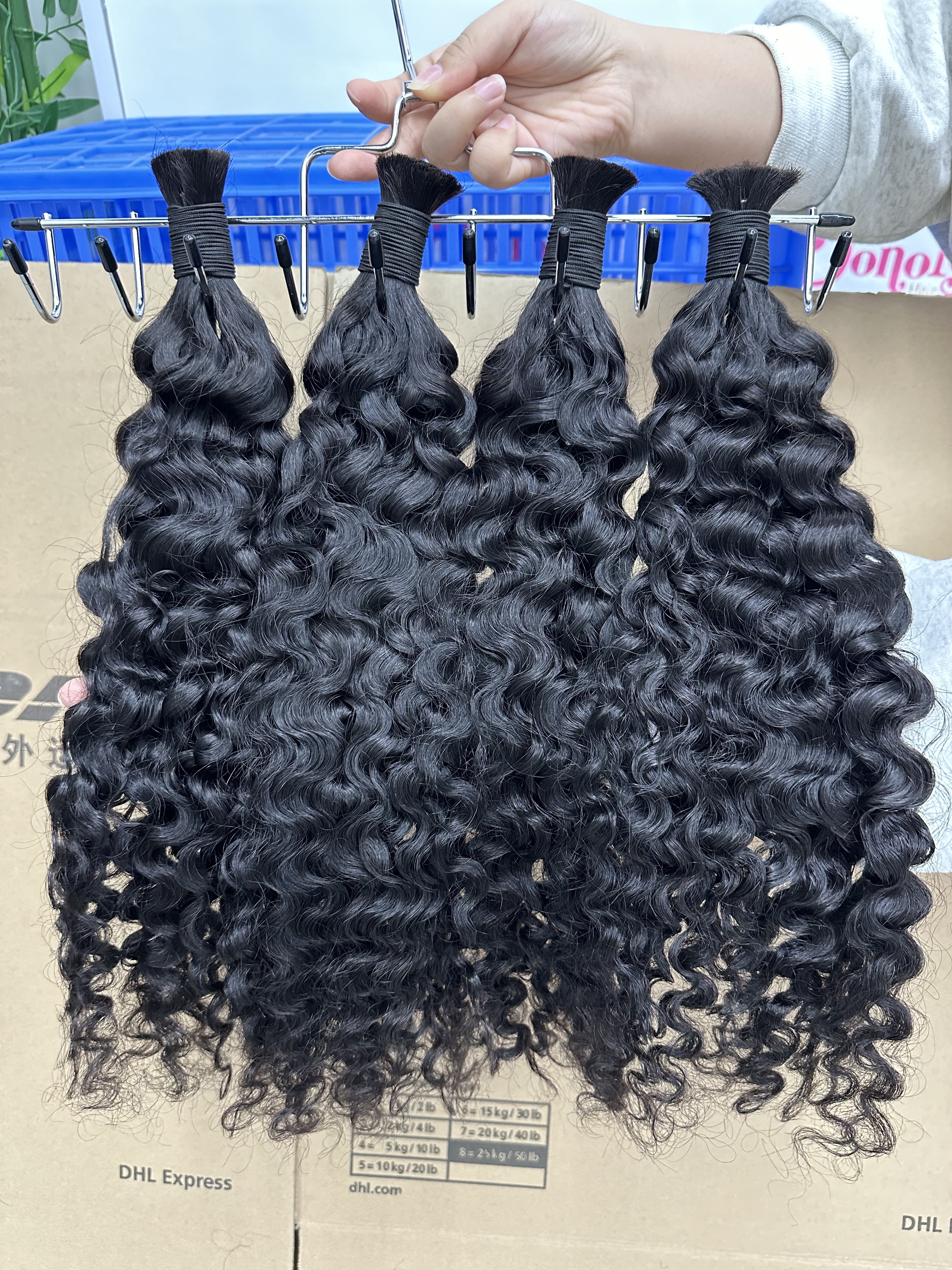 RawDonorsHair In Raw Soft Curly Human Hair Raw Bulk Deal