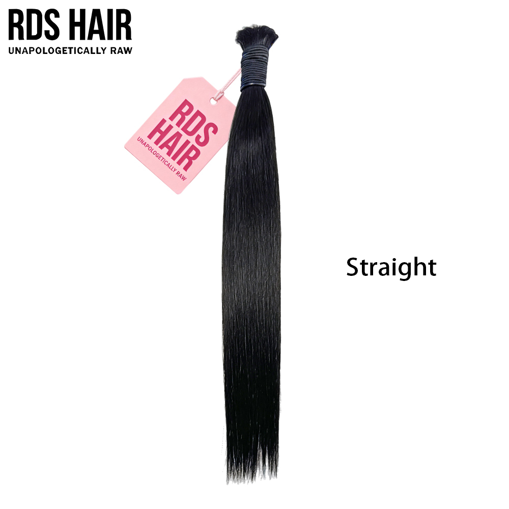 Rawdonorshair 1 Mink Bulk Deal for Natural Black All Textures 100% Human Hair No Weft Bulk Hair