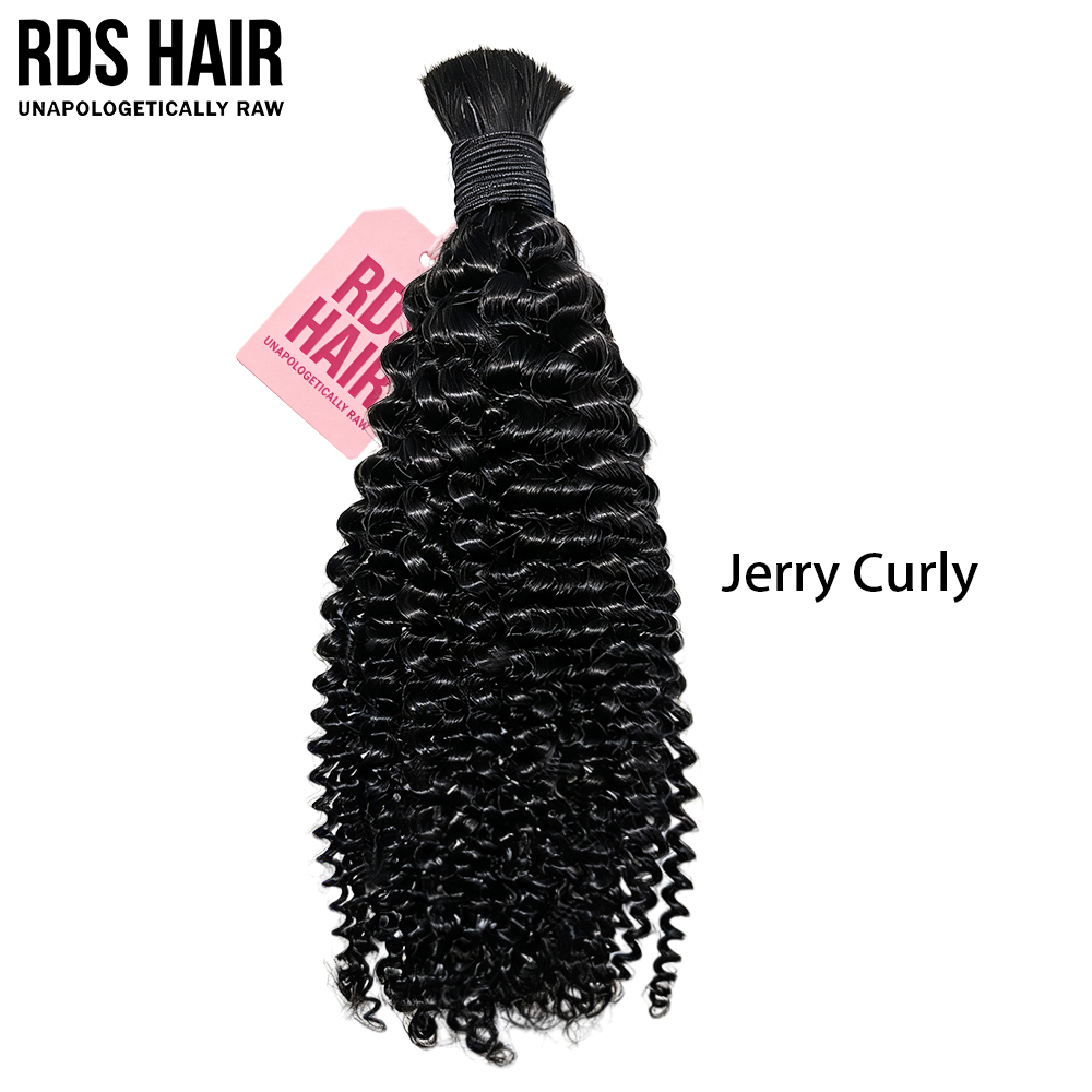 Rawdonorshair 1 Mink Bulk Deal for Natural Black All Textures 100% Human Hair No Weft Bulk Hair