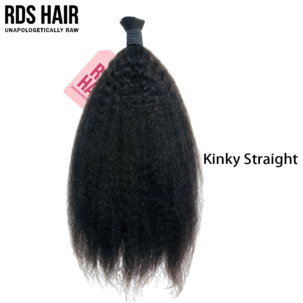 Rawdonorshair 1 Mink Bulk Deal for Natural Black All Textures 100% Human Hair No Weft Bulk Hair