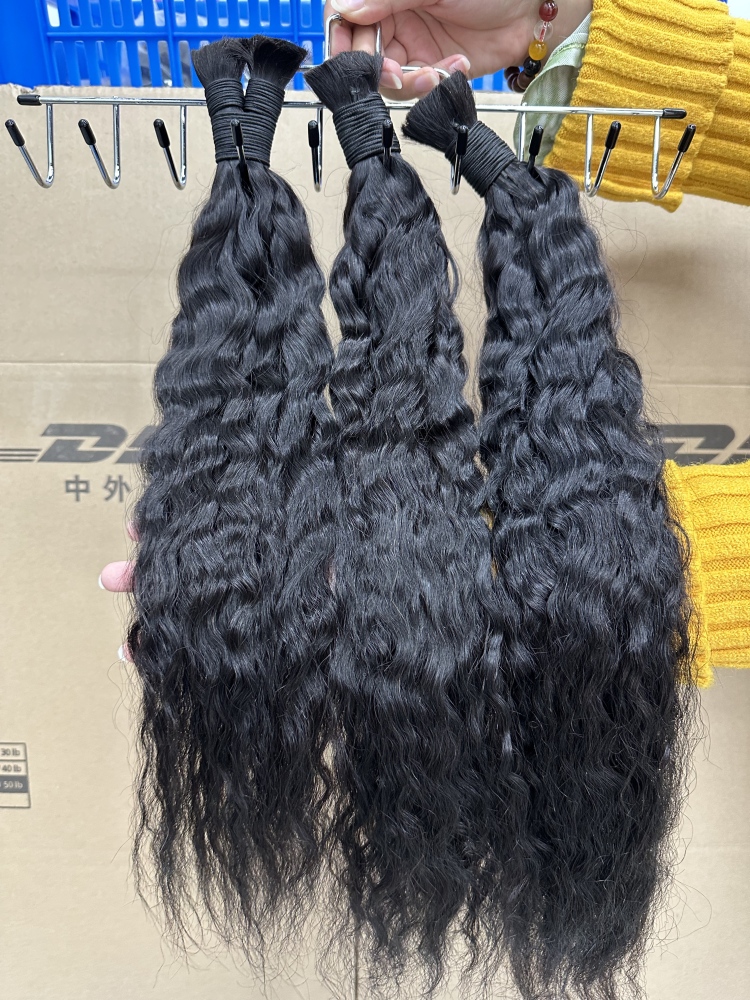 RawDonorsHair In Mink Wet and Wavy Human Hair Mink Bulk Deal