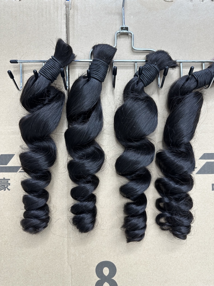 RawDonorsHair In Mink Loose Wave Human Hair Mink Bulk Deal