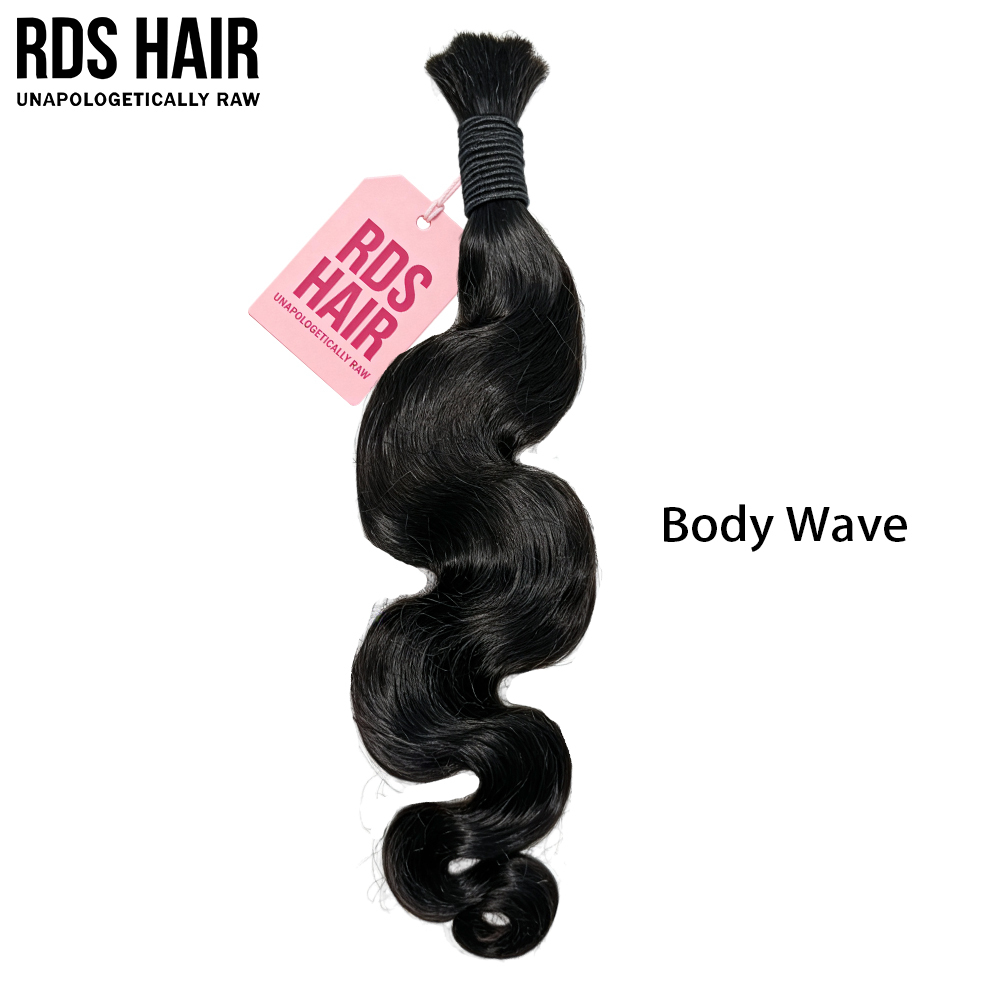 Rawdonorshair 1 Mink Bulk Deal for Natural Black All Textures 100% Human Hair No Weft Bulk Hair