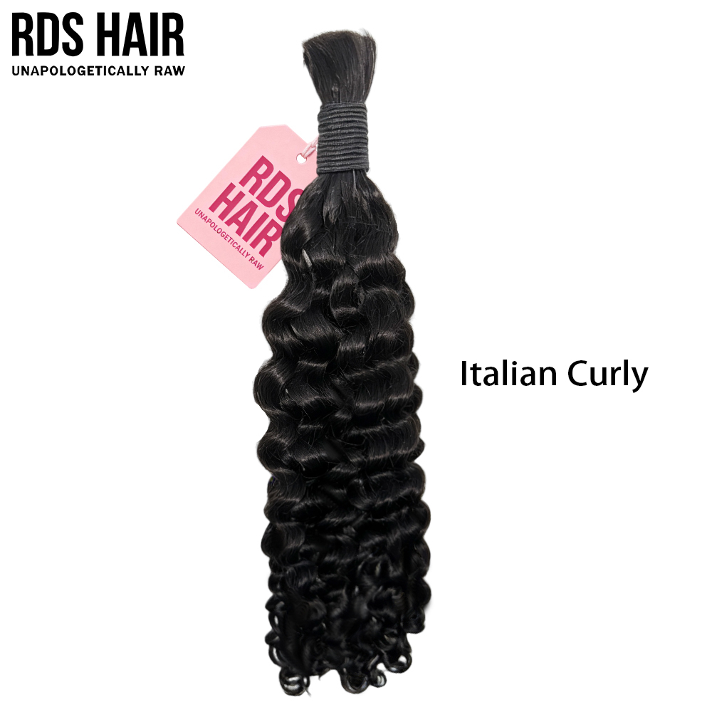 Rawdonorshair 1 Mink Bulk Deal for Natural Black All Textures 100% Human Hair No Weft Bulk Hair