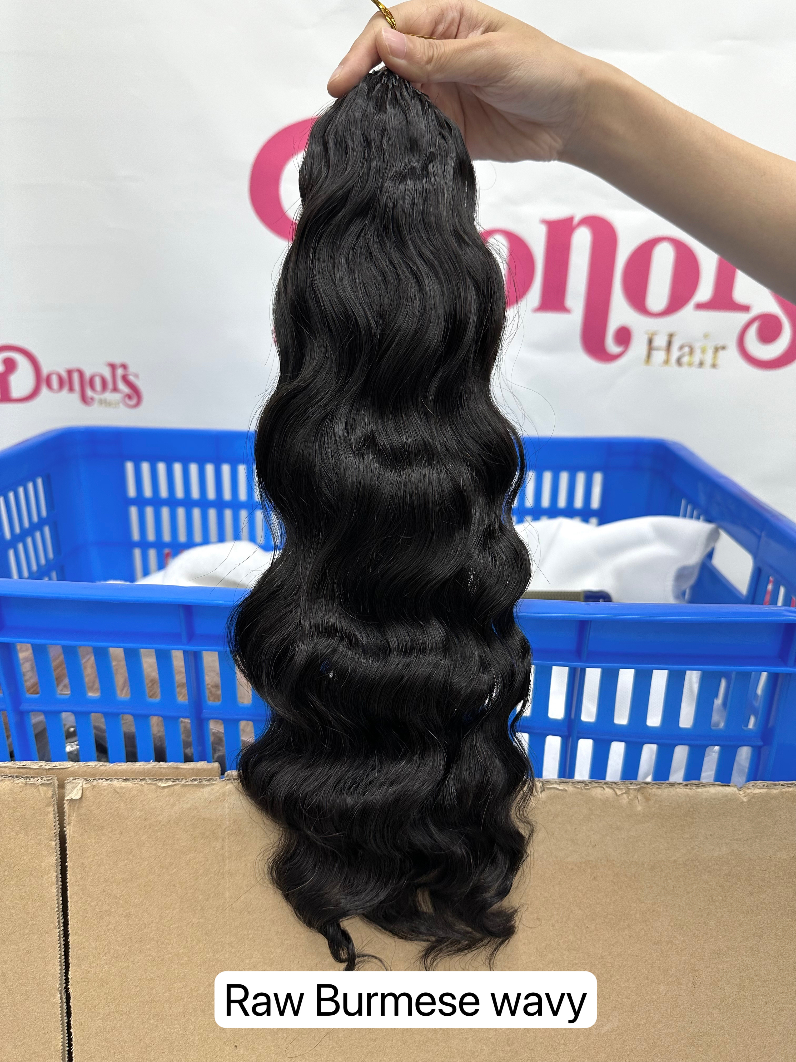 100% Burmese Wavy Crochet Hair (100g)