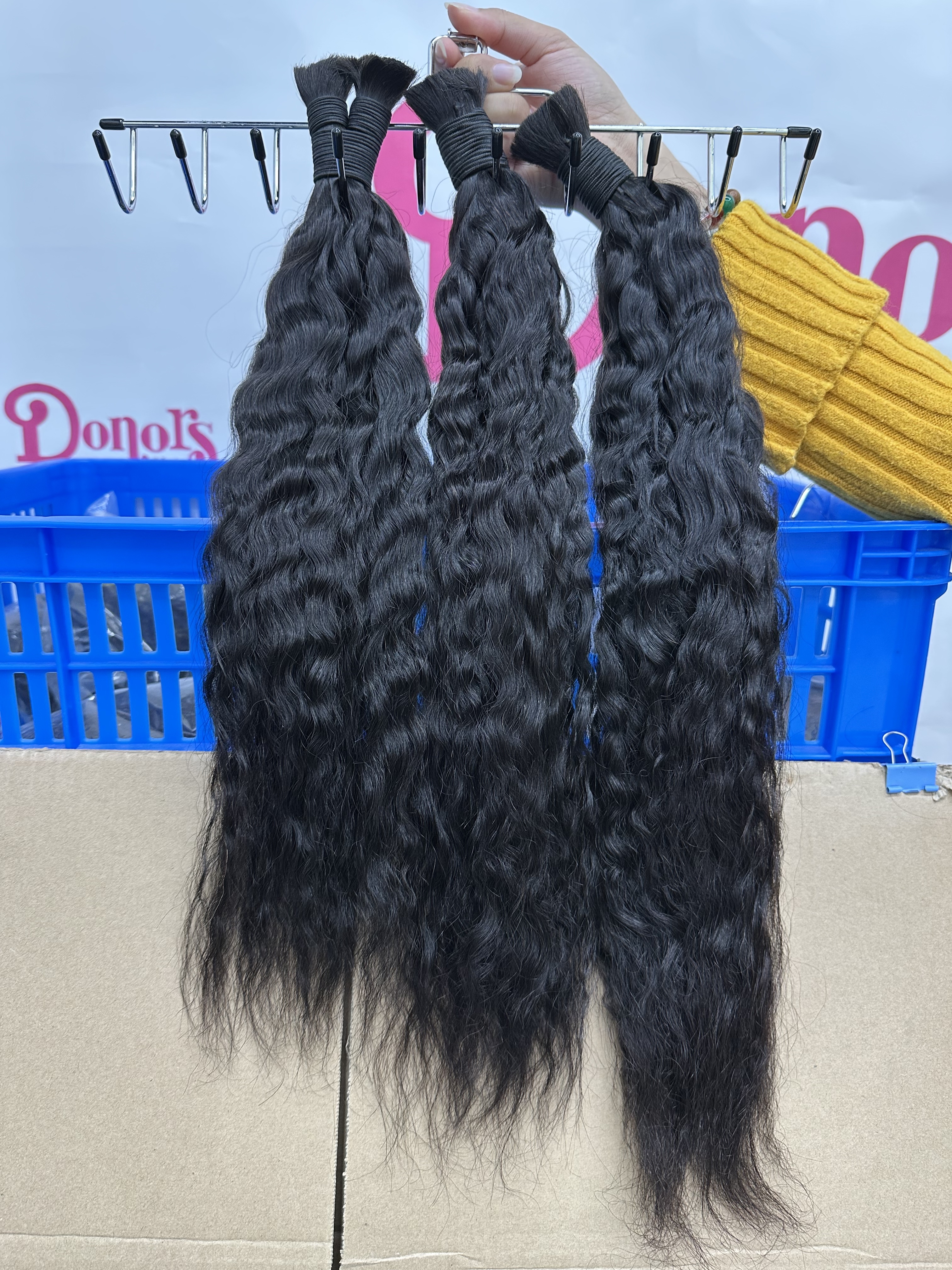 100% Wet And Wavy Bulk Hair (100g) - Tangle Free Grade 2/3/4 Bundles