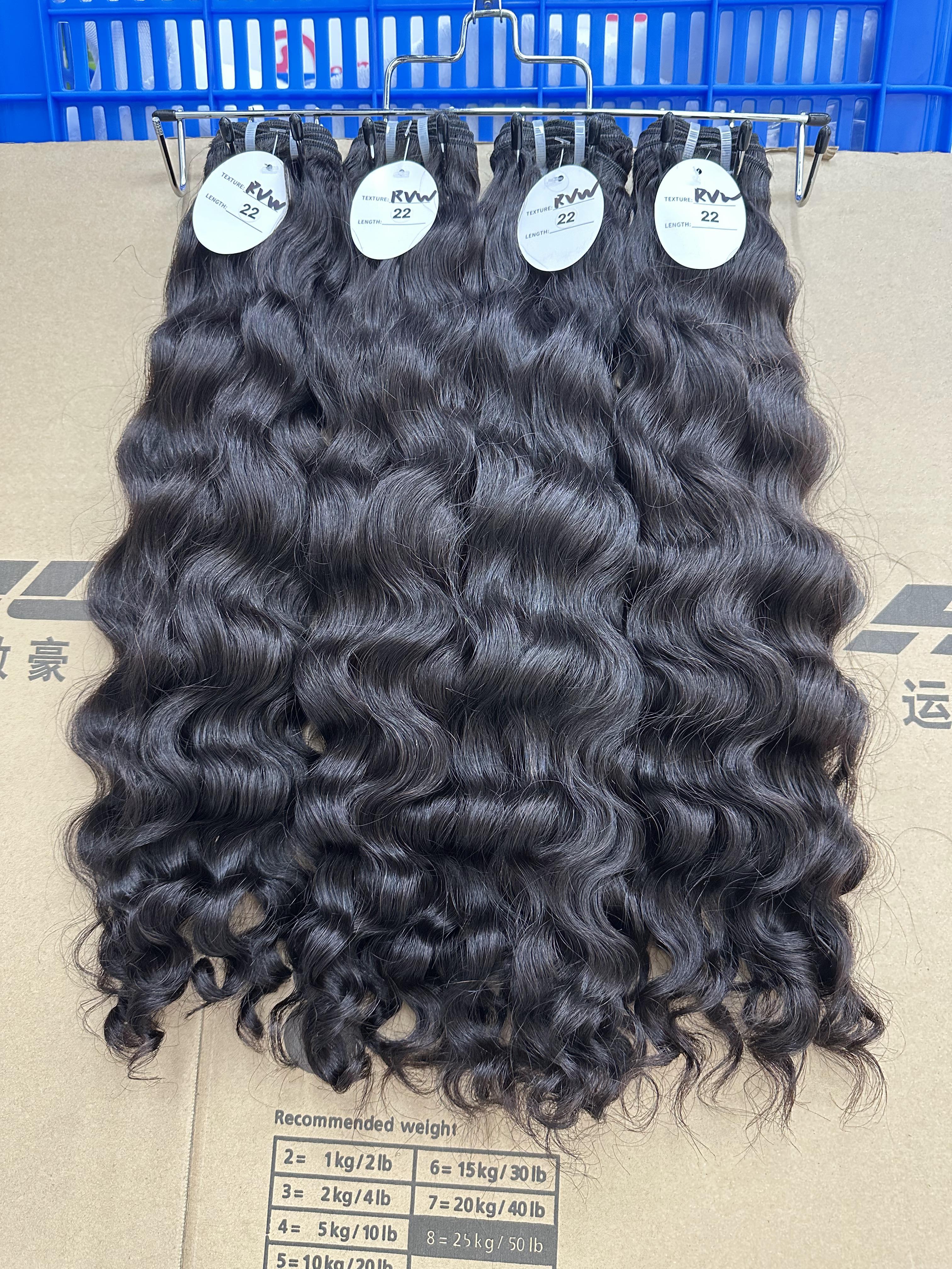 100% Vietnam Wavy Bundle Hair (100g) - Tangle Free Grade 3/4 Bundles