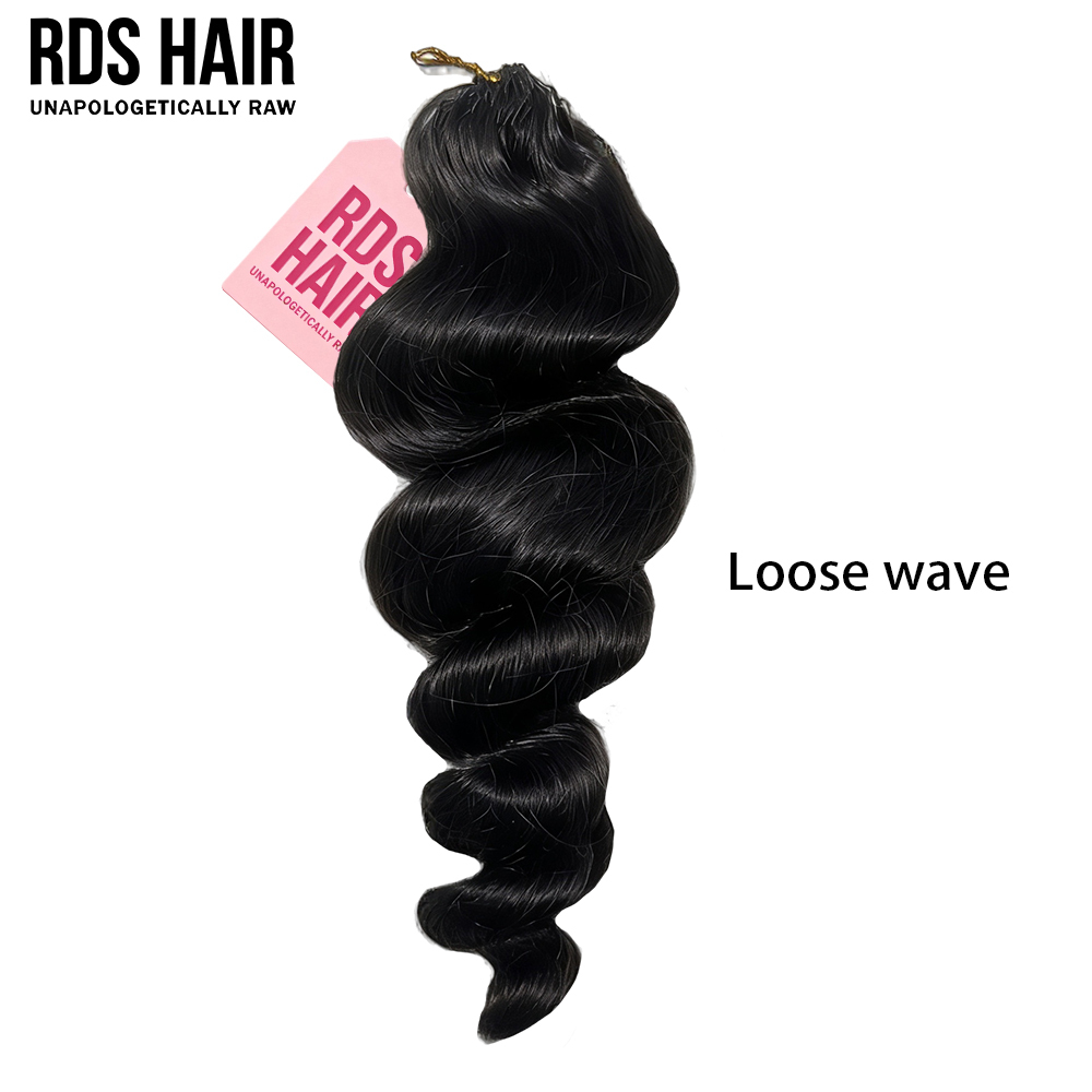 100% Unprocessed Natural Black All Textures Mink Human Hair Crochet hair (No Weft) - For Boho Braids
