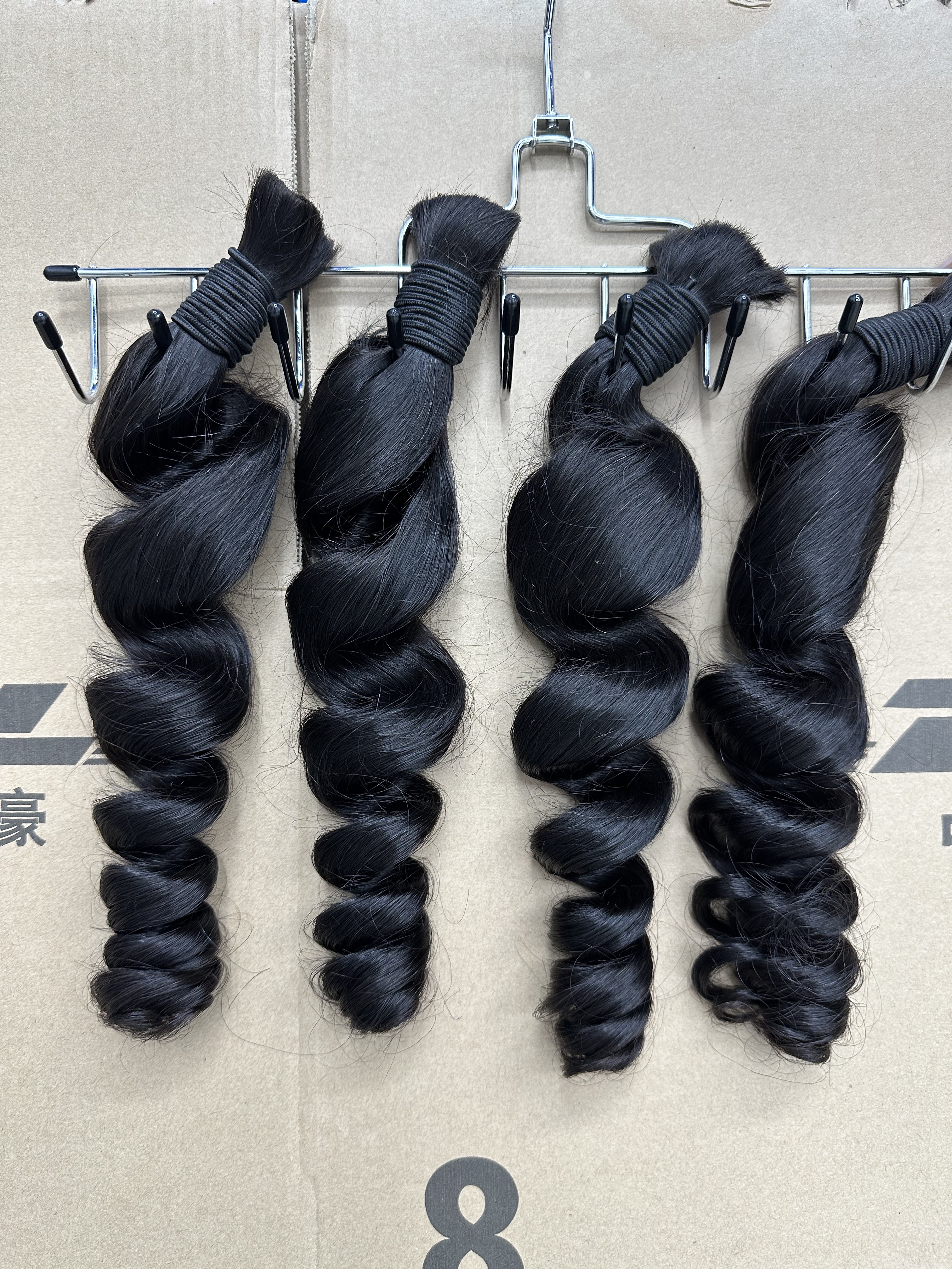 100% Loose Wave Bulk Hair (100g) - Tangle Free Grade 2/3/4 Bundles