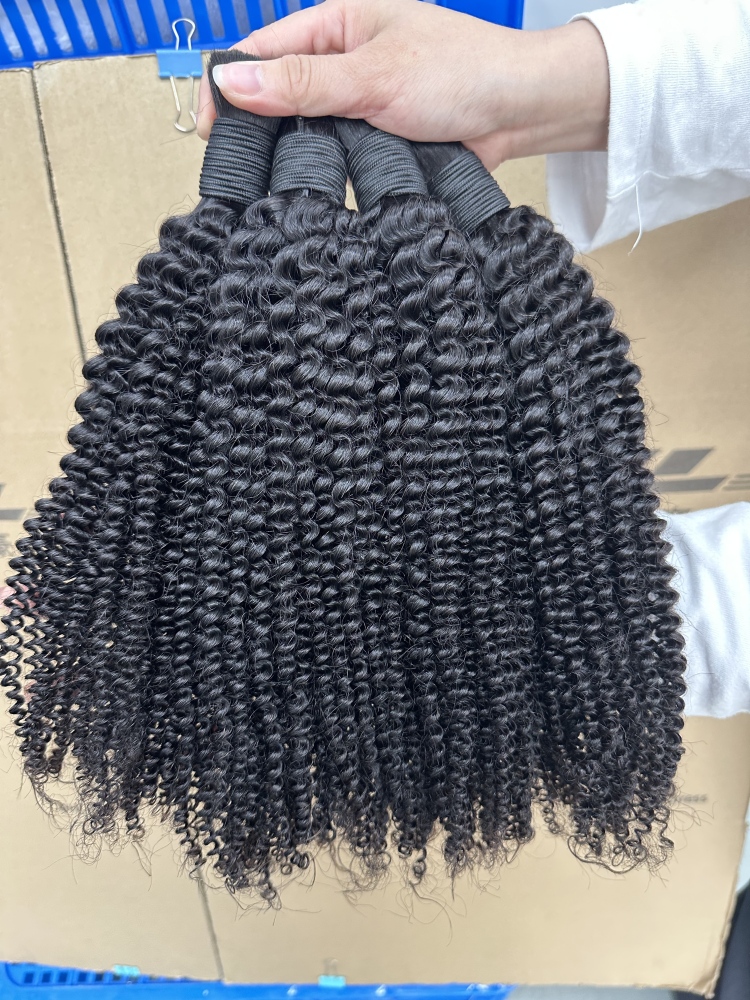 100% Kinky Curly Bulk Hair (100g) - Tangle Free Grade 2/3/4 Bundles