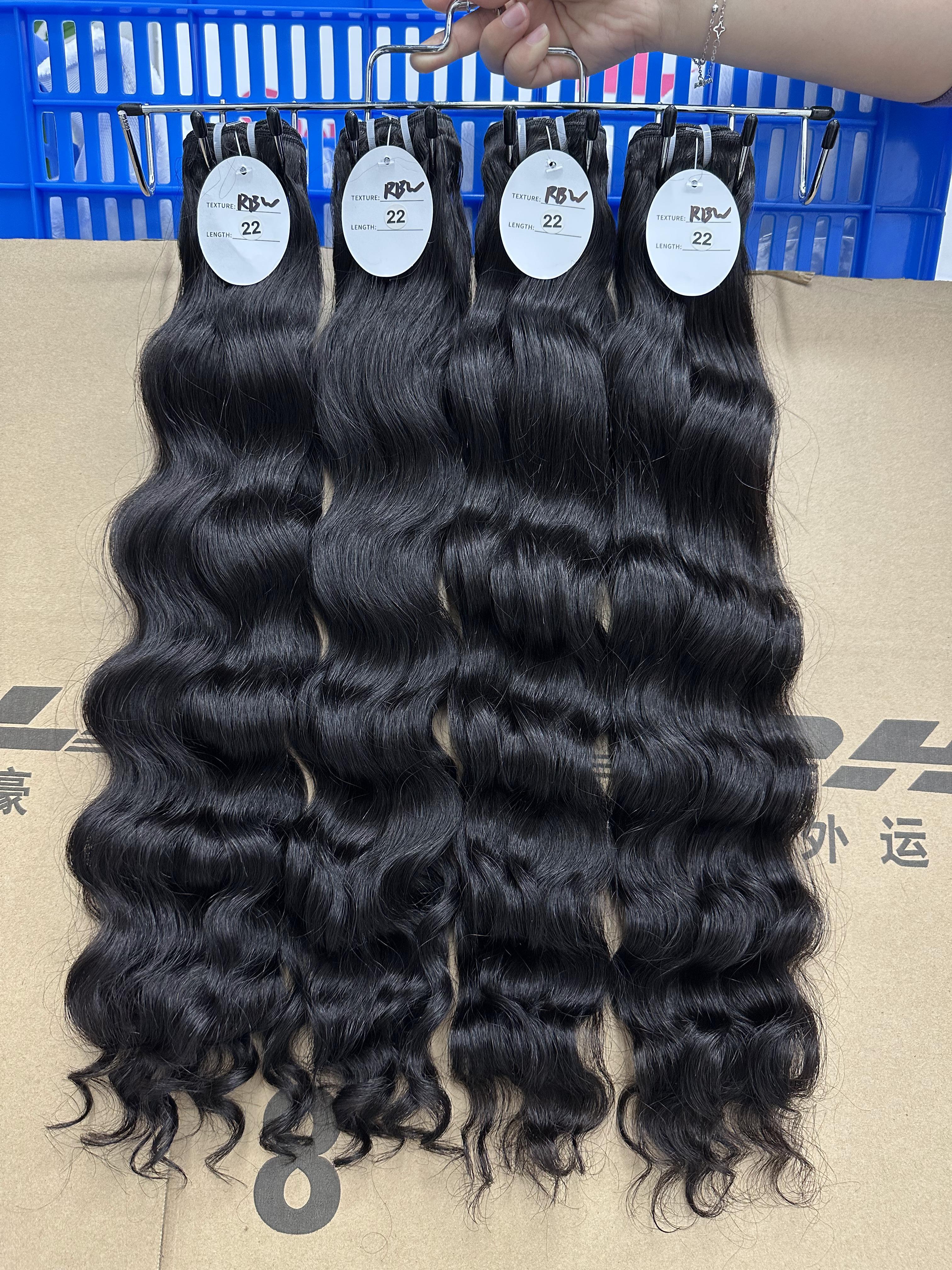 100% Burmese wavy Bundle Hair (100g) - Tangle Free Grade 3/4 Bundles