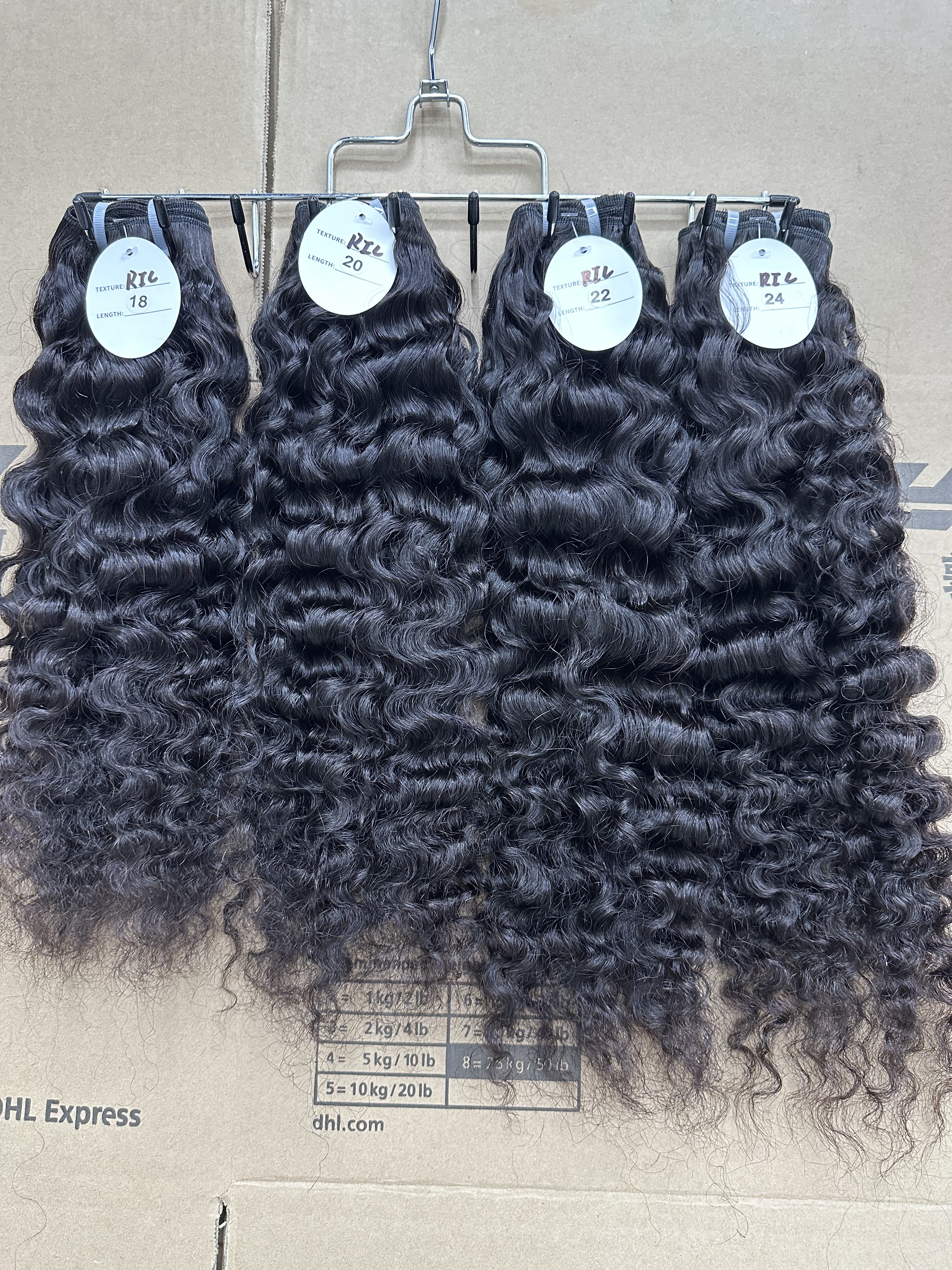 100% Indian Curly Bundle Hair (100g) - Tangle Free Grade 3/4 Bundles
