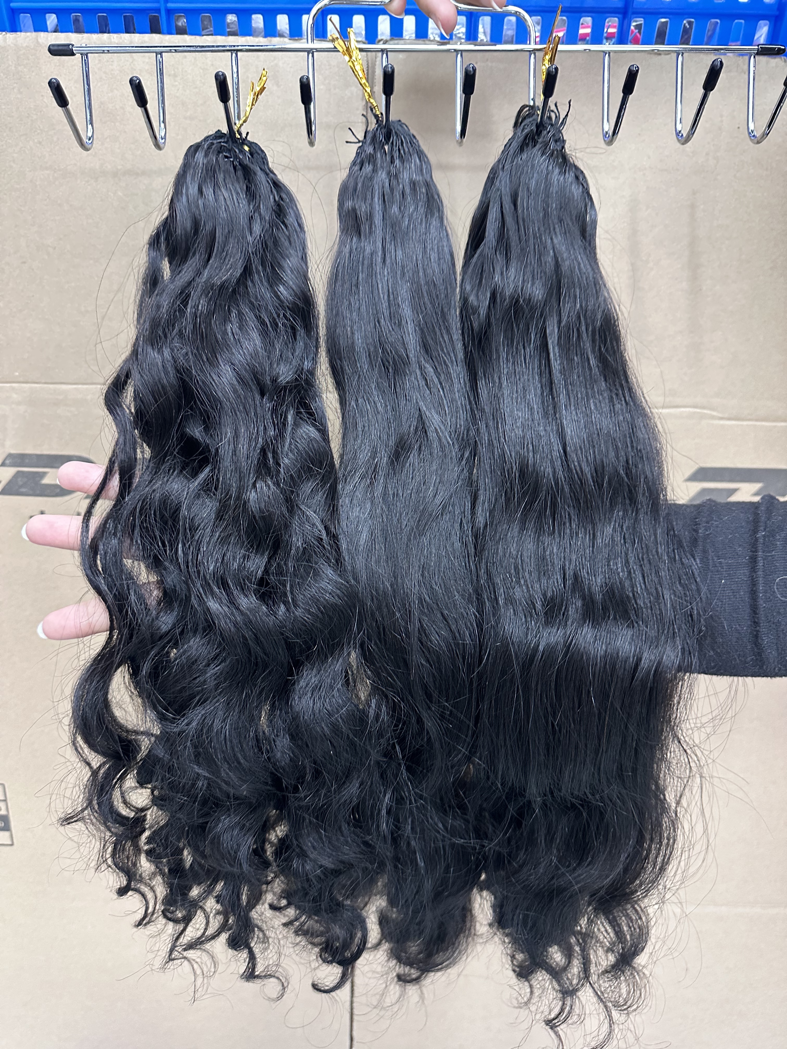 100% Indian Wavy Crochet Hair (100g) - Tangle Free