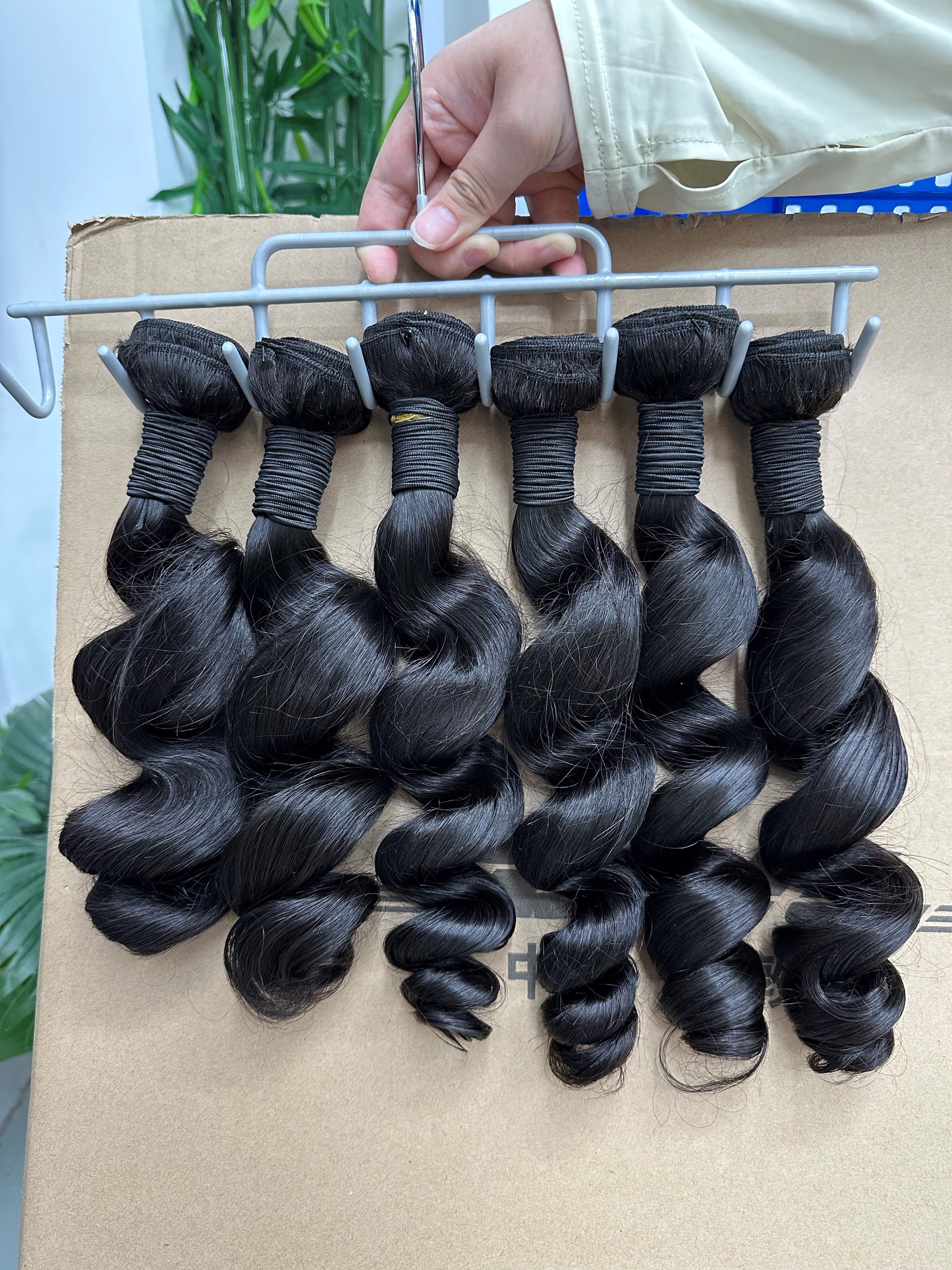 100% Loose Wave Bundle Hair (100g) - Tangle Free Grade 3/4 Bundles