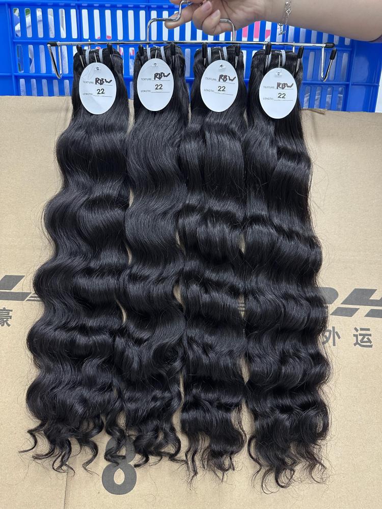 100% Burmese wavy Bundle Hair (100g) - Tangle Free Grade 3/4 Bundles