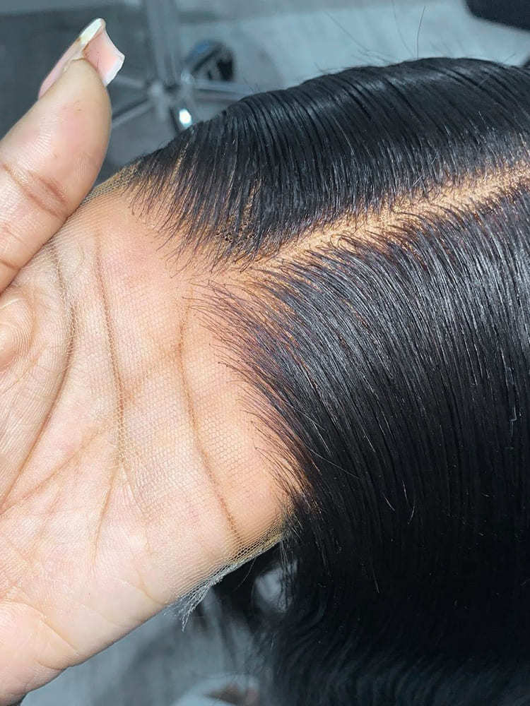 Brazilian Body Wave 5x5 HD Lace Closure Human Hair Swiss Lace Closure With Bleached Konts