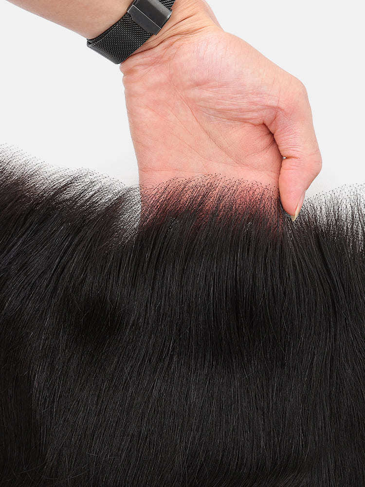 Brazilian Straight Virgin Hair 13x4 HD Lace Frontal