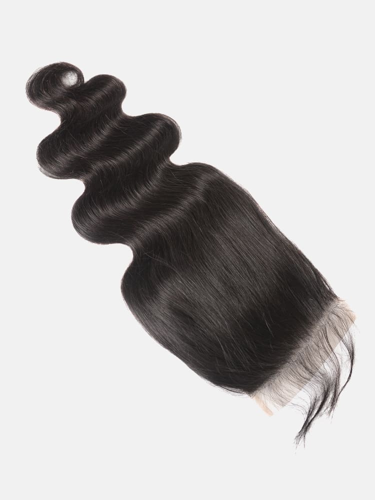 Brazilian Body Wave 5x5 HD Lace Closure Human Hair Swiss Lace Closure With Bleached Konts