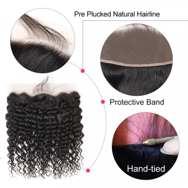 13x4 HD Deep Wave Lace Frontal Closure