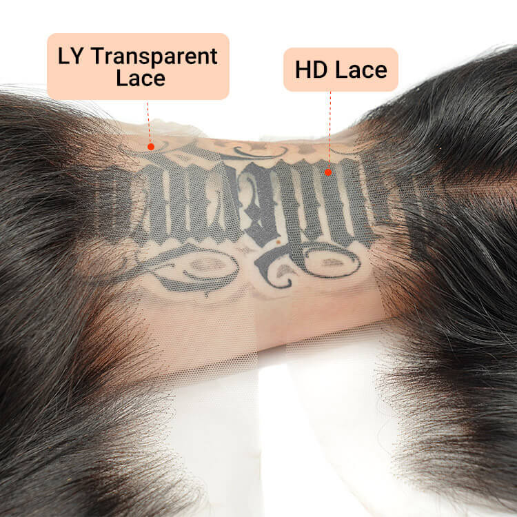Body Wave Human Hair 4x4 HD lace Closure Peruvian 1pc
