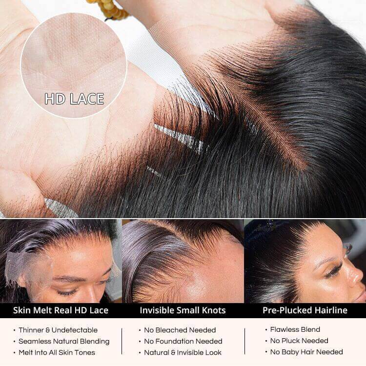 13x4 HD Deep Wave Lace Frontal Closure