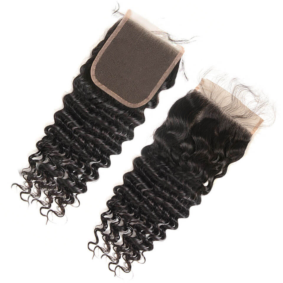 Deep Wave Closure 6x6 Closure Real Human Hair Thin LY HD Lace Closure