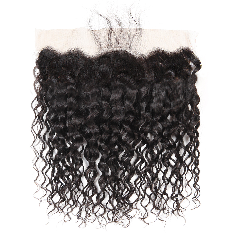 Water Wave13x4 Lace Frontal Hair Brazilian Virgin Hair Natural Wave