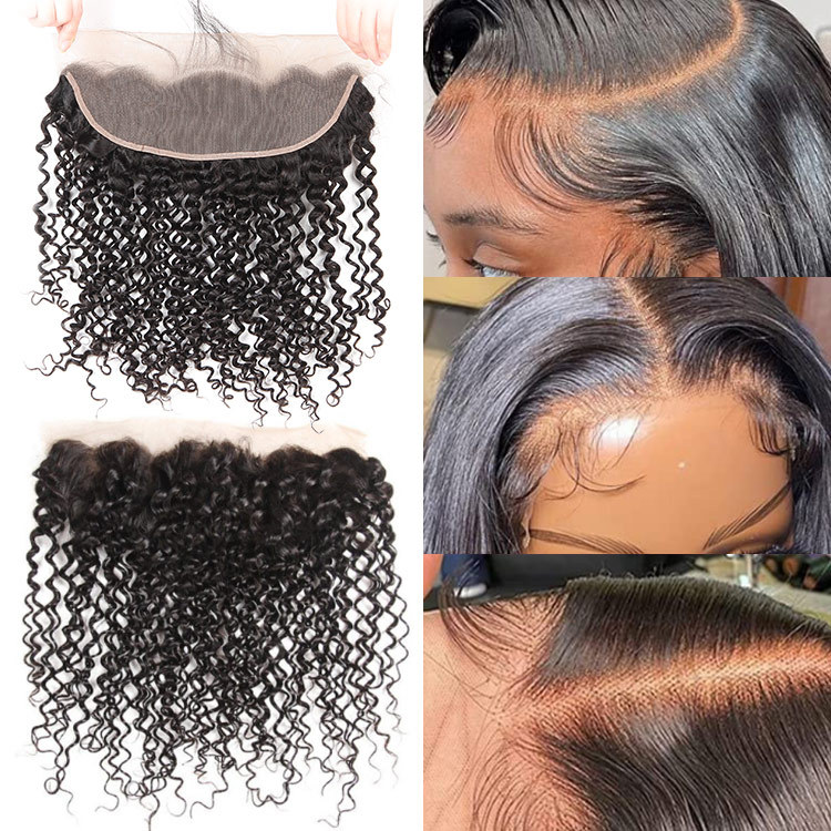 HD Lace Closure Kinky Curly 13x4 Lace Frontal