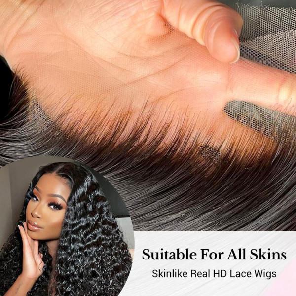Malaysian Virgin Hair Kinky Curly 4x4  HD Lace Closure