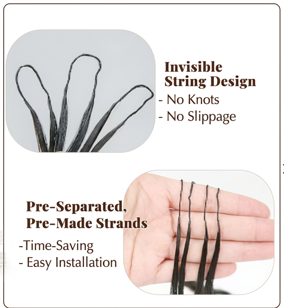 RDSHAIR Soft Natural Black RAW HAIR Crochet Braid 100% Human Hair Extensions 100g 1pack