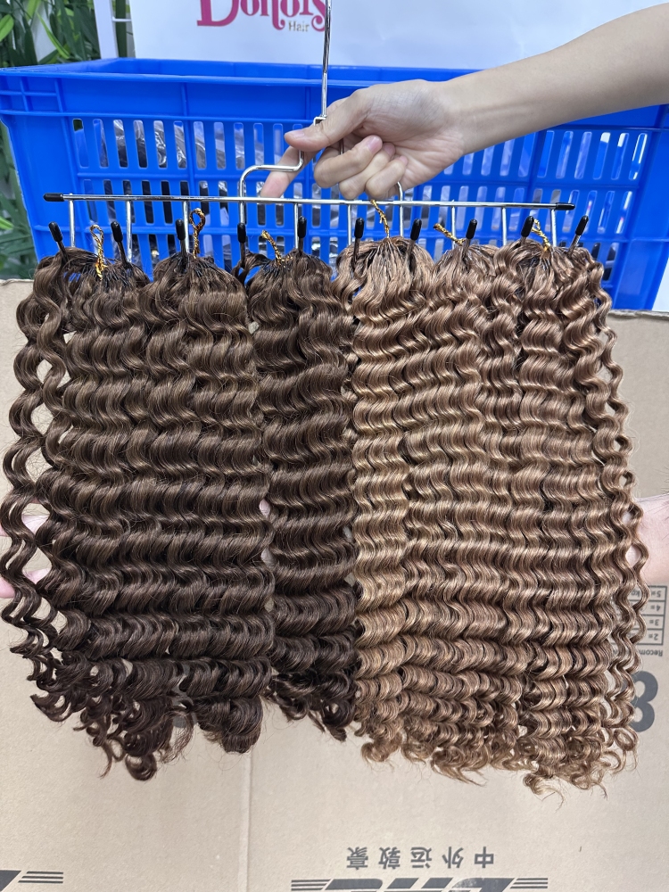 100% Deep Wave #4 #30 Color Hair Crochet Hair (100g) - Tangle Free