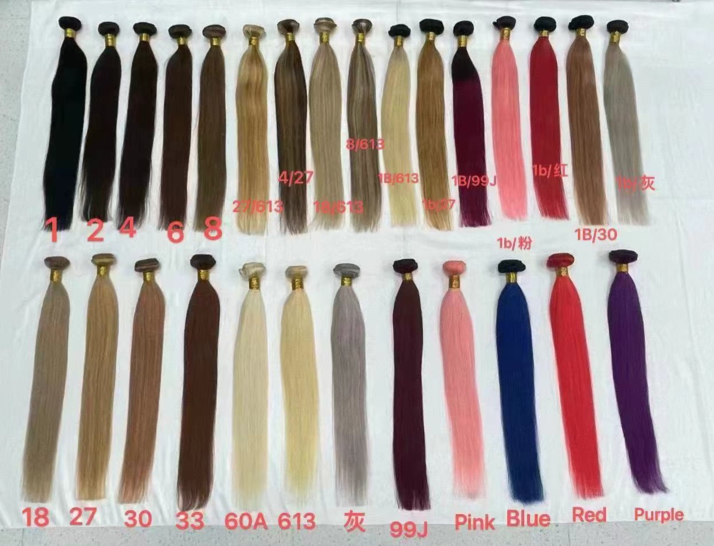 Virgin Human Hair Machine Wefts Extensions
