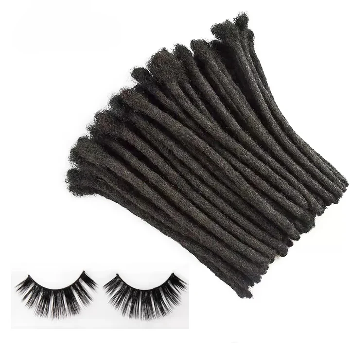 RSD HAIR Hot Style High Quality Afro Kinky Human Hair Crochet Dreadlock Extensions ( Free crochet hook )