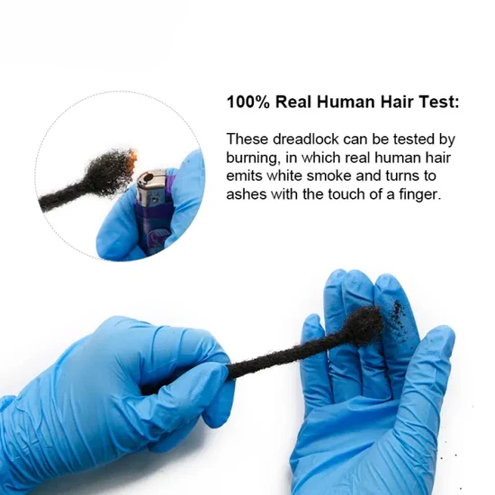 RSD HAIR Hot Style High Quality Afro Kinky Human Hair Crochet Dreadlock Extensions ( Free crochet hook )