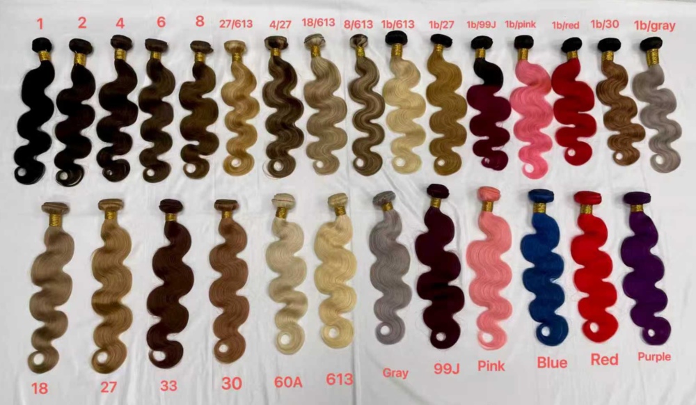 Virgin Human Hair Machine Wefts Extensions