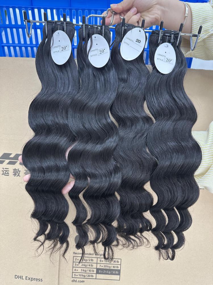 100% Raw More Wavy Bundle Hair (100g) - Tangle Free Grade 3/4 Bundles